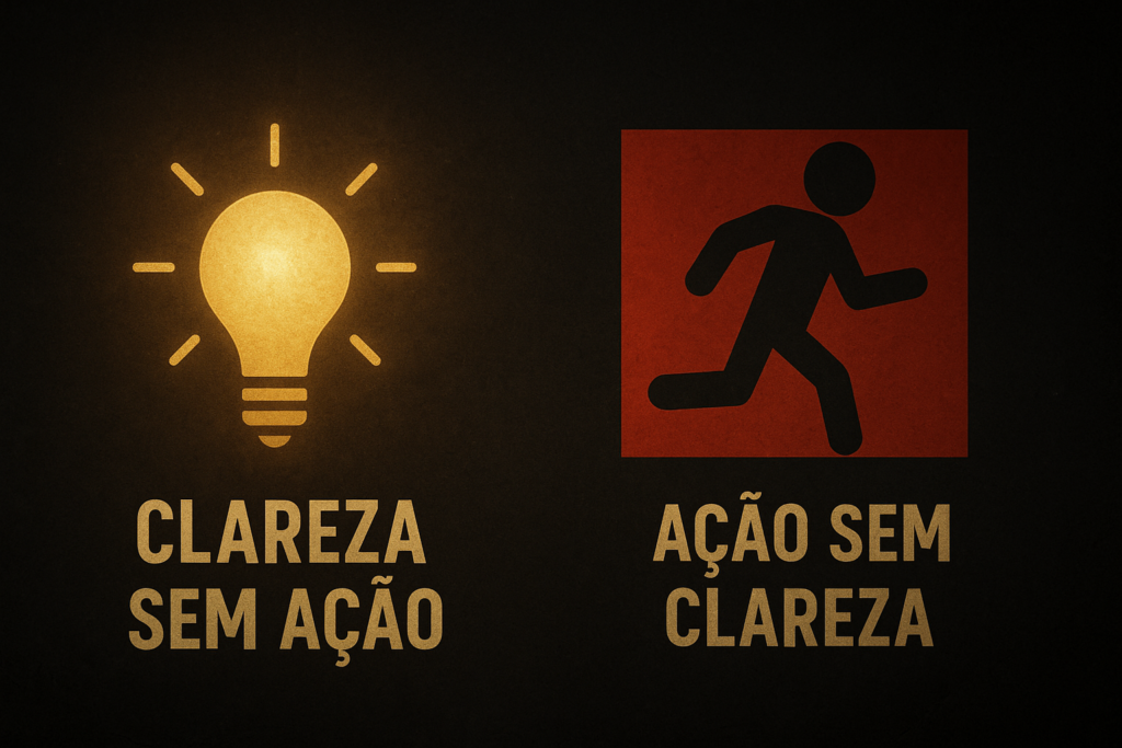 Clareza sem ação ou ação sem clareza?